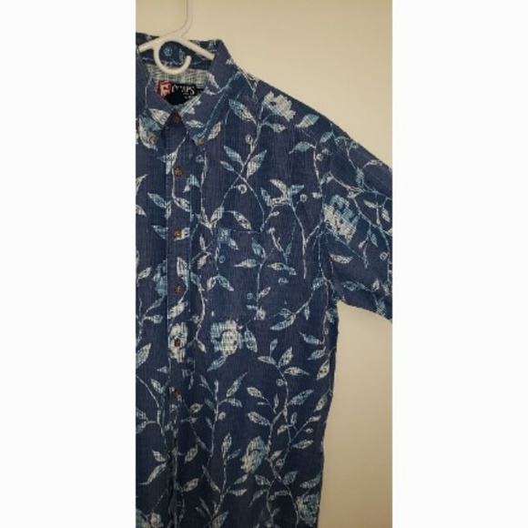 Chaps Ralph Lauren Palm Beach Hawaiian Shirt EUC - Picture 2 of 5